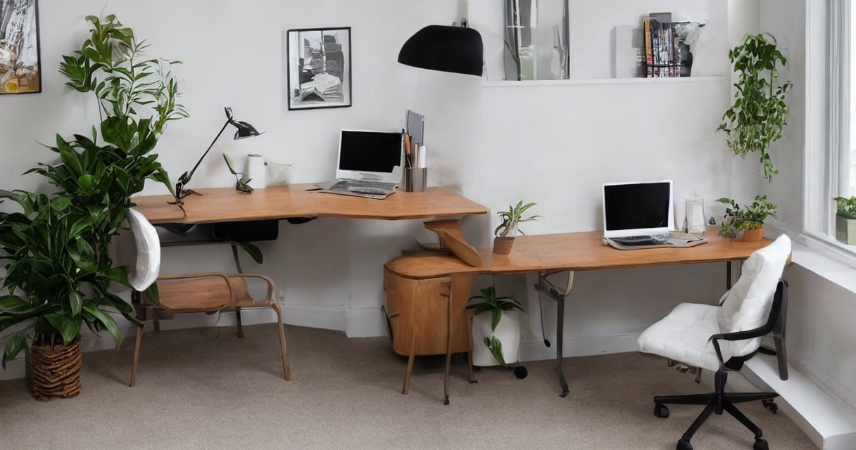 Optimer dit arbejdsrum med et hjørneskrivebord og hjørnesofa