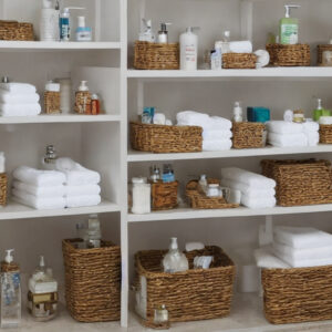 Undgå rod og forvirring: Opdeling af dit badskab efter kategorier